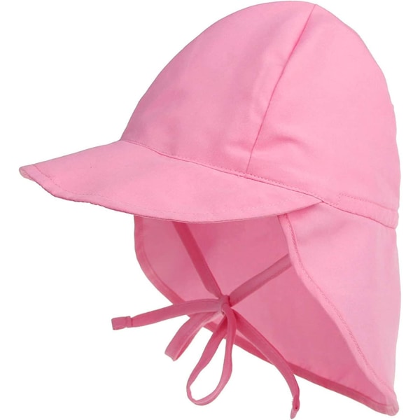 Solhatt för småbarn UPF 50+ Solhatt för pojkar Solskydd Solhattar för små pojkar Sommarstrandhatt Pojke Flicka Rosa 2 4T C Pink 2 4T