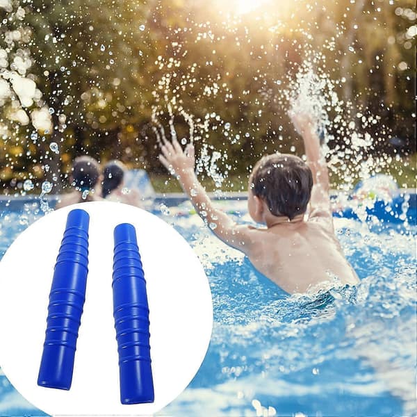 2 st lång slangkoppling, vit lång slangkoppling för 32-38mm poolslang