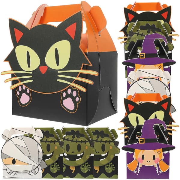 24 Halloween Candy Boxes Candy Cases Candy Containers Cookie Packaging Boxes