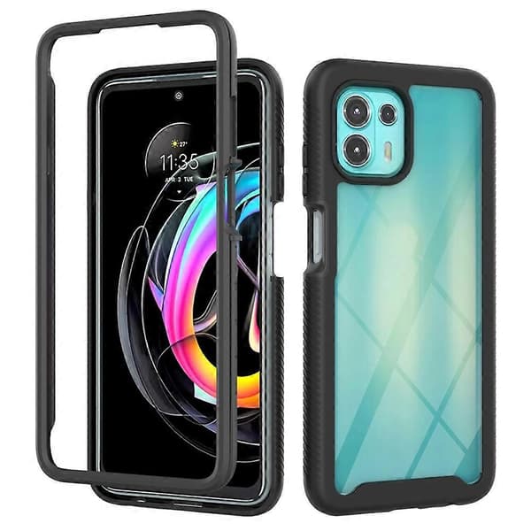 For Motorola Edge 20 Lite Starry Sky Solid Color Series Shockproof PC + TPU Protective Case