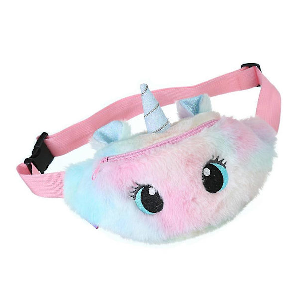 Tyttöjen Crossbody-laukku Yksisarvisen muotoinen Monivärinen päivittäiseen käyttöön Säilytys 1 setti