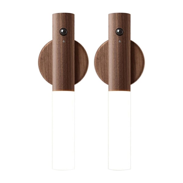 Rörelsesensor Nattlampa Magnetisk Vägglampa, Uppladdningsbar Stick Trådlös Trappa Inomhus Korridor Trapphus LED-lampa