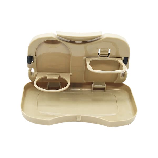 Beige sæde bageste foldbare bordbakke
