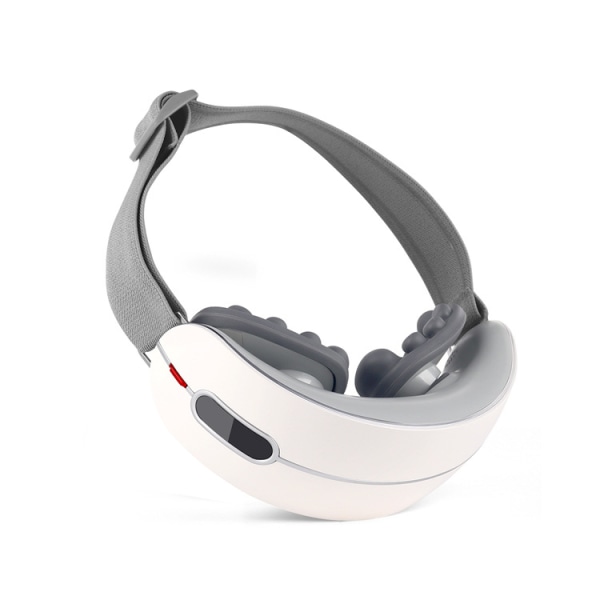 Øyemassasjeapparat med varme og kompresjon - Smart øyemassasjeapparat for migrene og stressterapi - Trådløs oppvarmet maske m/Mu