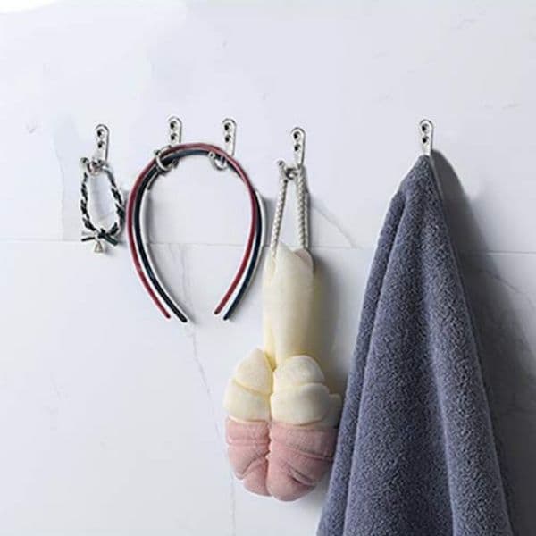 Wall Hooks with Screws 10-pack -