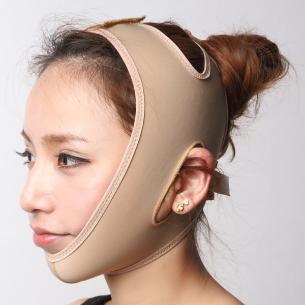 Viktminskning Ansiktsmasker V-hals Ansiktsmasker Dubbla Hakansiktsmasker för viktminskningsvård [XL]