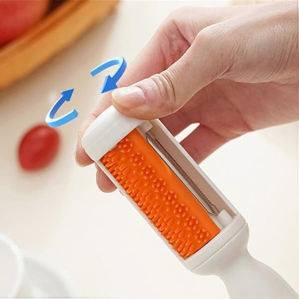 Vegetable Cleaner and Peeler Set 2 in 1 Efficient Peeling Tool for Potatoes Carrots Cucumbers Kitchen Accessories