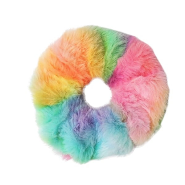 5-delt sortiment, Serie 5 Farve - 5-delt sortiment, Regnbue scrunchie