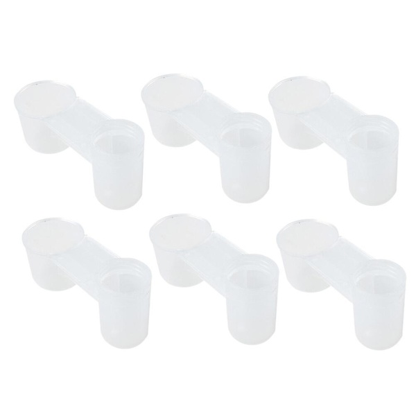 10 kpl Vesipullo Linnun Juoma-astia Linnuille Vedenjuontikuppi Linnun Vesipullo Linnuille Astia 10,8X3,8cm