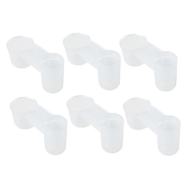 10 stk Vandflaske Fugle Drikkere Fugle Vand Drikkecup Fugle Vandflaske Fugle Ret 10.8X3.8cm 10.8X3.8cm