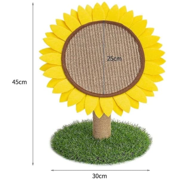 Cat Scratching Post, Sisal Scratching Post with Stable Base, Cat Tree for Small to Medium Kittens - Ssxjv