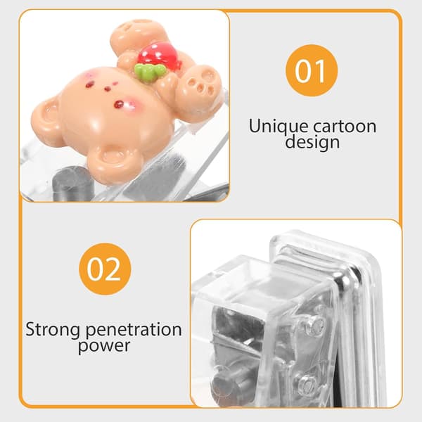 Portable Cartoon Mini Single Hole Punch Paper Punch Tool
