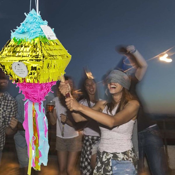 Russisk Nesting Diamant Pinata Fødselsdagsfestartikler Folie Pinata Rekvisitter Håndlavet Let at Bruge Bred Anvendelse