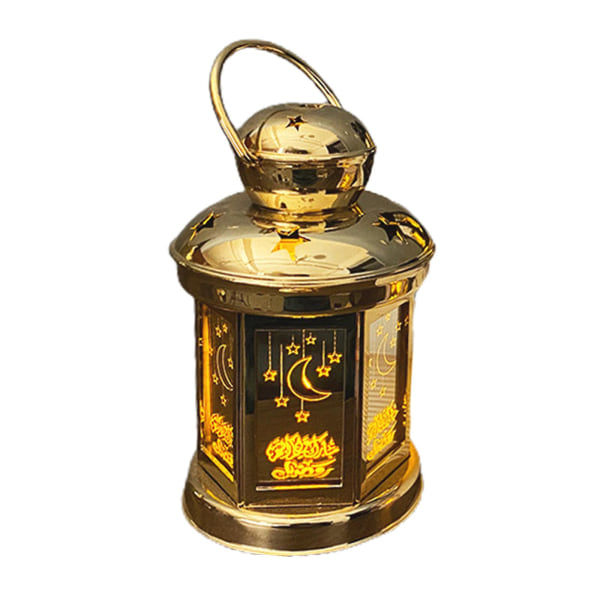 Gulllampe Mubarak Lantern Festival Lantern Innendørs Utendørs Bruk Gull
