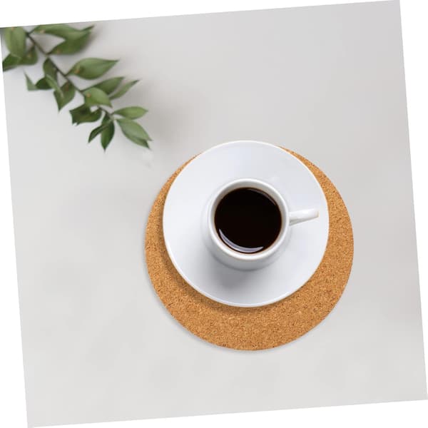 80 Pieces Self-Adhesive Cork Coasters 2mm Thick Cork Sheets