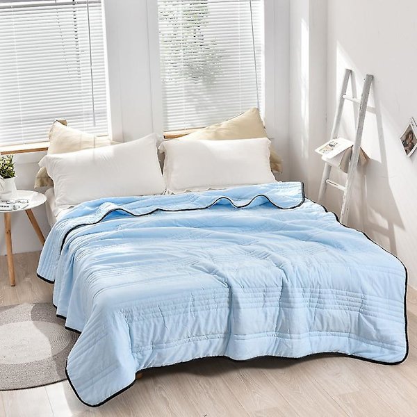 Ultra Kylfilt för Dubbel- och Enkelsängar - Supersoft Tvättad Filt för Vuxna och Barn 200*230 Himmelblå 200*230 Sky blue