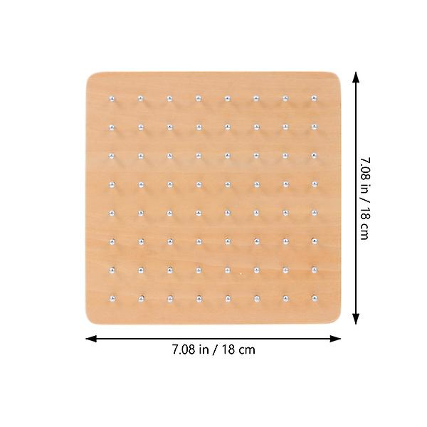 Lelut Taaperoille Tytöille Graafinen Peg Board Manipulatiivinen Naulalevy Naulalauta Aivojumppa Lapsi Matematiikka Opetus
