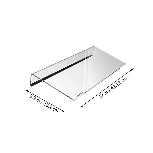 Lutande Datortangentbordsställ Halkskyddande Tangentbordsställ Transparent Tangentbordsstödsställ Transparent 43.18x15.2cm