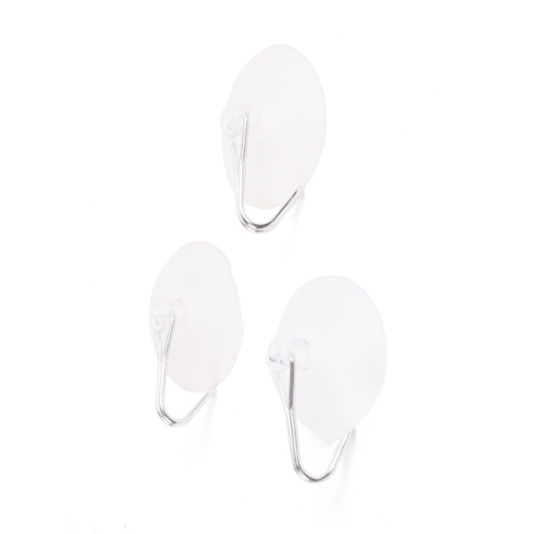 Suction cup with hook 3 pcs Ø45 mm