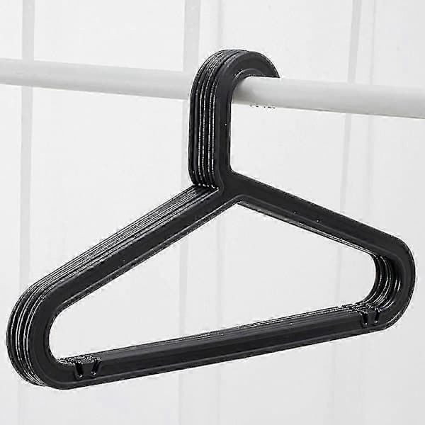 10-pack Standard PP Hanger Lightweight Hanger for Everyday Use-FQ- White