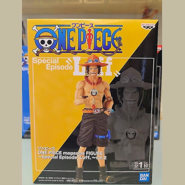 20cm Anime One Piece Kolme Veljestä Hahmo Keräilymalli Koristepatsas Leikkikalulelu JoululahjaACE laatikossa