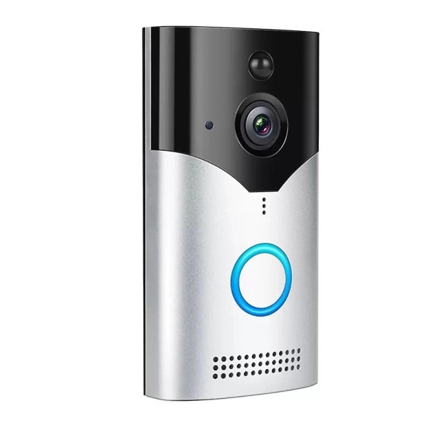 Trådlös WiFi Videodörrklocka Smart Telefon Dörr Intercom Säkerhet 1080p Kamera