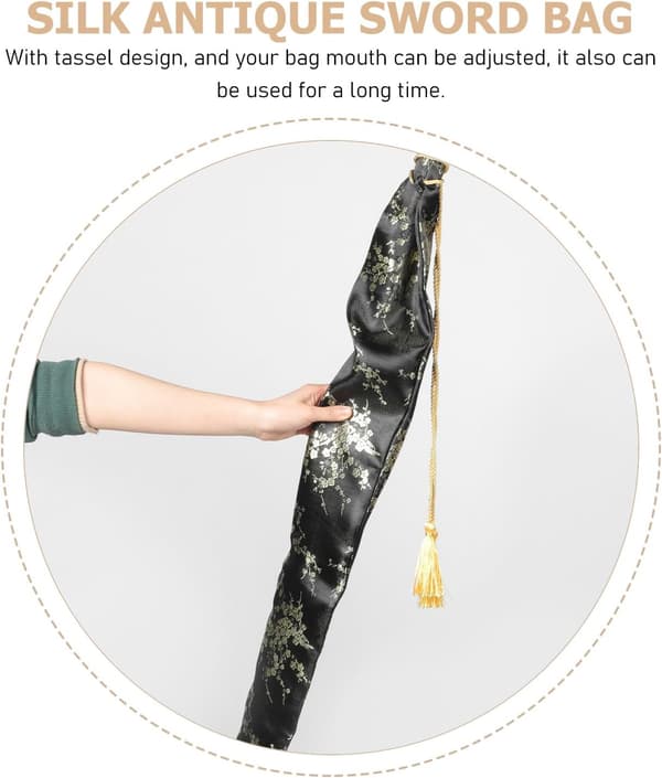 Silk Sword Bag Versatile Tai-chi Sword Pouch Protective Carry Case
