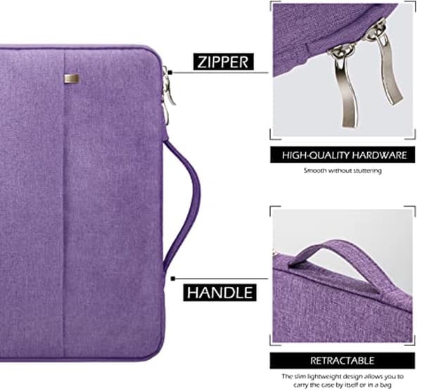 Laptop Sleeve 15.6 inch with Handle - Protective Laptop Case for PC and Chromebook