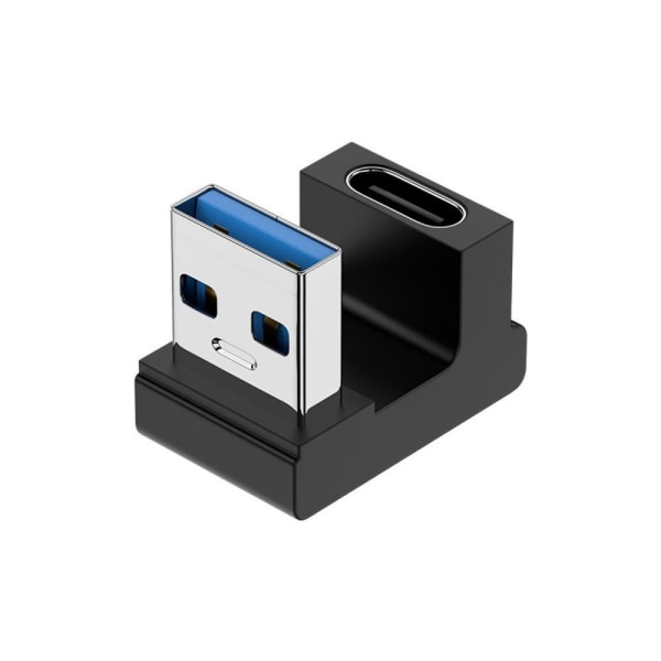 forhindrer kabler i at bøje og stikke ud, Steren USB C Adapter， USB-C han til dockingstation med én port