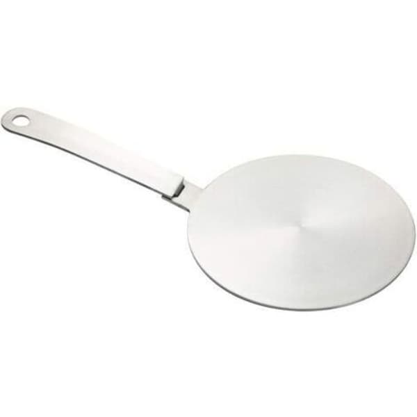 Induction Adapter, Induction Hob Conversion Disc, Heat Diffuser Plate with Detachable Handle and Base, 20 cm