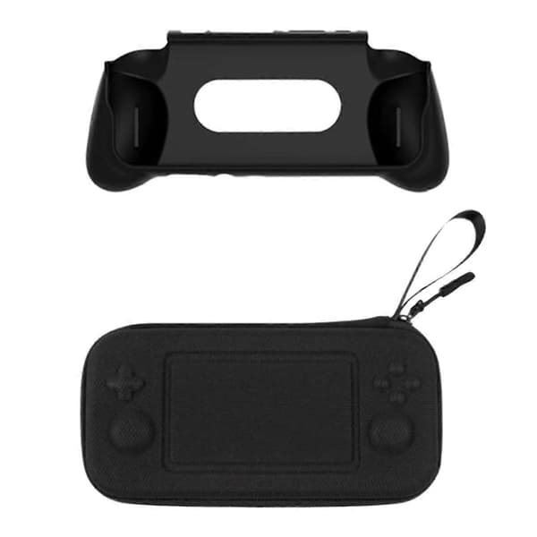 Storage Case for Retroid Pocket 4/4 Pro Gaming Console, Black Grip Cover