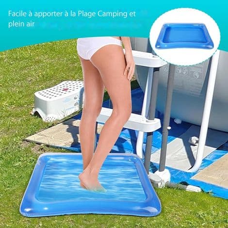 Inflatable Foot Bath - Inflatable Foot Bath Tray for Pool and Spa - Inflatable Foot Bath Basin for Pool with Pump