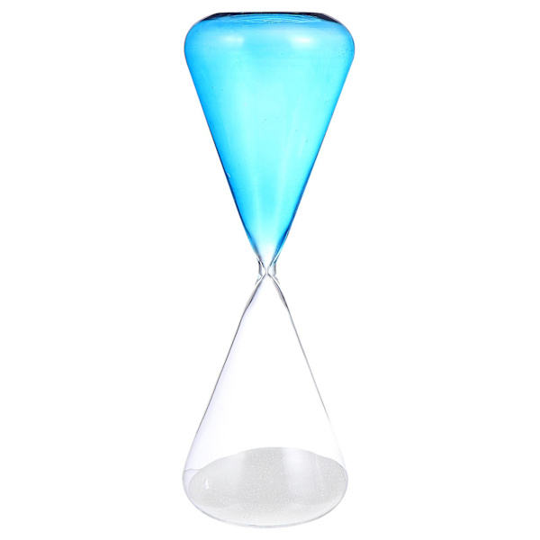 Transparent Glas Sandtimer 60 Minuter Tidssandklocka Rum Dekoration För Hem Blandade Färger 330.5