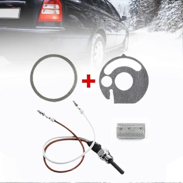 12V Glødeplugg Keramisk Stift + Pakninger For Eberspacher Hydronic D4WS, 5WZ, D5WS