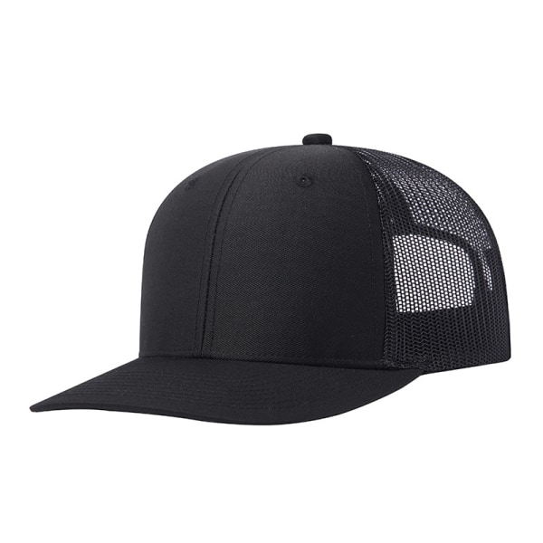 3stk Short Bill Hat Plus Size Mesh Baseball Cap Sommer åndbar Trucker Hat med kort skygge Sport Løbehat