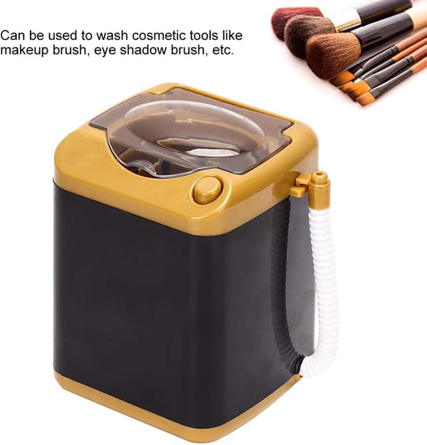Automatic Makeup Brush Cleaner Machine Mini Washing Machine Spinner Super Fast Electric Makeup Brush Cleaner for Cleaning Makeup Tools