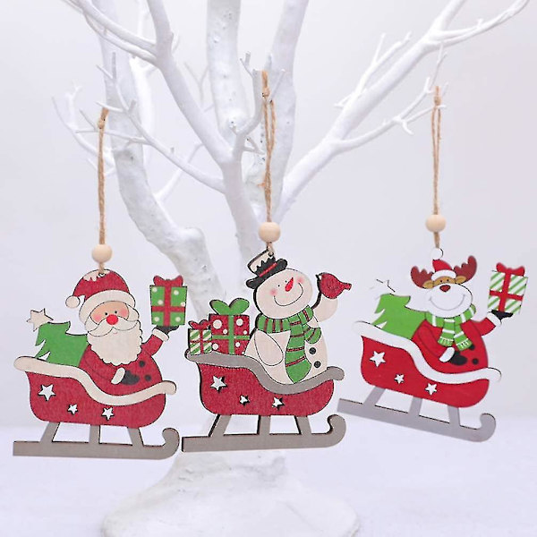 Glaskuppel Ornament Julepynt Kreativ Eksport Gave Led Lys Glødende Juletræ Dekoration Lys #2