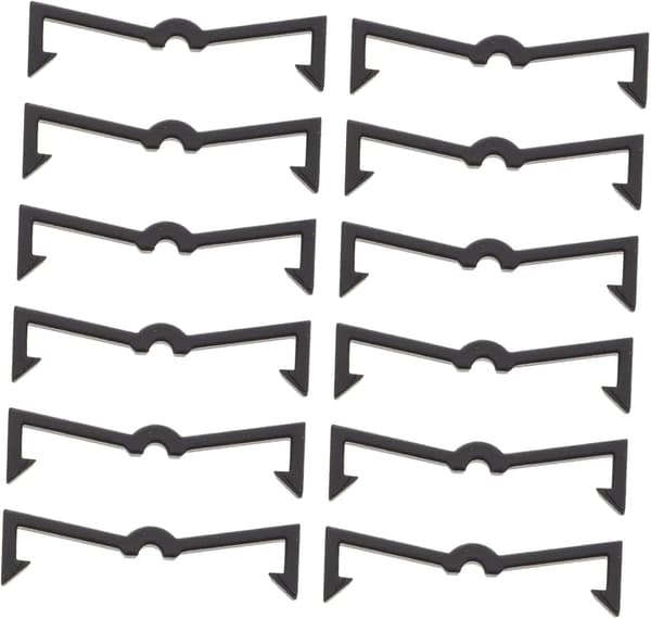 200 stk. pegboard-lås til pegboard-kroge, organiser til opbevaring af garageværktøj, displaykrog