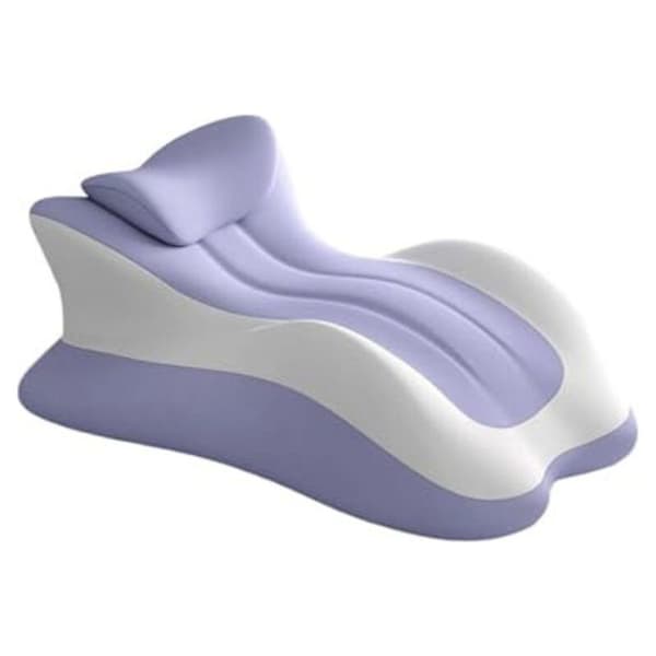 Ergonomisk nackkudde i memoryskum 58x38x23cm multifunktionell svankstödskudde