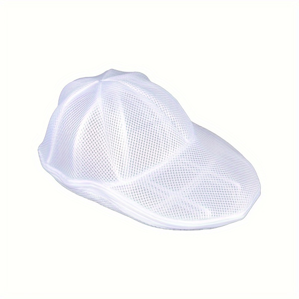 Hat Washer - 2 Oval Polyester Mesh Cap Covers, Machine Washable - 1 Rack + 1 Bag
