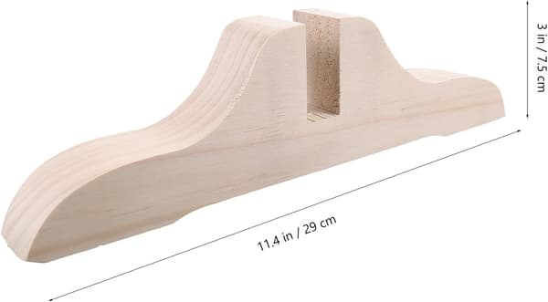 2st Household Screen Divider Stand Wooden Base Partition Holder Bracket