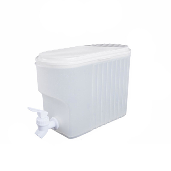 3,8L Stor Kapacitet Plastik Drikkedispenser, Drikkedispenser Med Hane Is Limonade Juice Beholder