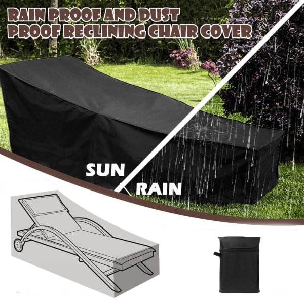 210D Oxford Skydd för Utomhusfåtölj Cover (M)