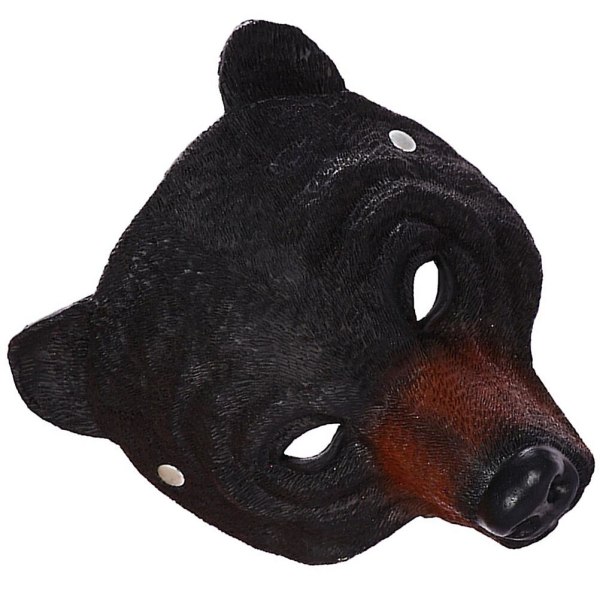 Djurmask Maskeraddräktmask Carnival Party Cosplay Mask KostymtillbehörSvart23X20CM Black 23X20CM