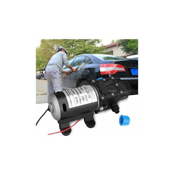 Husbil Vattenpump 12V DC 12V 60W 40M 6L/min Högtrycksvattenpump Membran Primer Pump Husbil Vattenpump (Spänning: 12V)