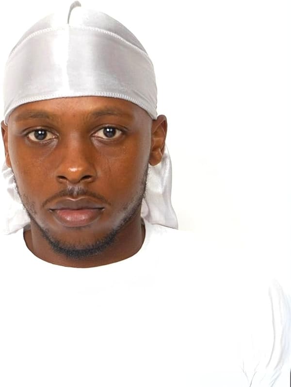 Durag do-rag dew-rag doo-rag Vit hvid Vit white