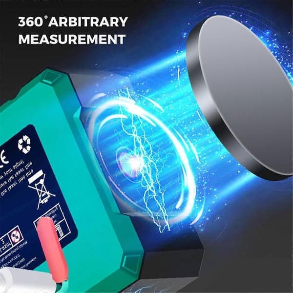 Magnetic Digital Protractor with Electronic Laser Meter, Protractor, Inclinometer, Spirit Level with Magnets