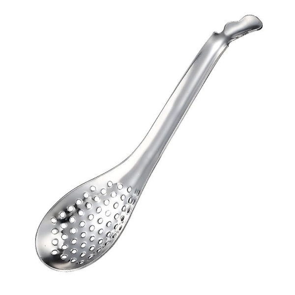 3 Pcs Spoons,small Slotted Spoons Stainless Steel Caviar Spoons Serving Spoon Kitchen Slotted Serving Spoons Strainer Spoon Molecular Spoon Perforated