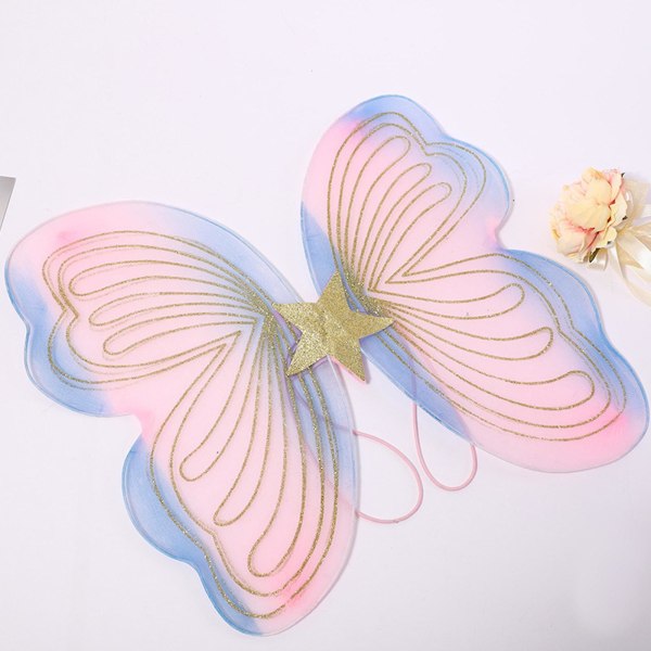 Butterfly Wings Søt Fairy Costume Women's Fairy Wings Teen Girls