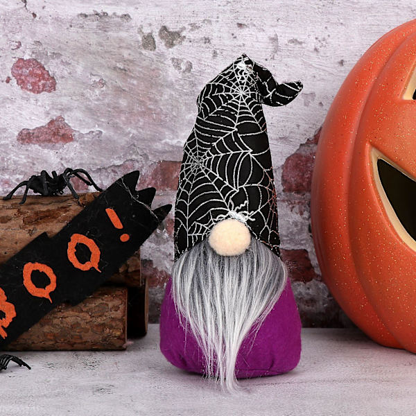 Halloween-nisse med flaggermus, spøkelse og hatt - Pynt til nyttår, bursdag, bryllup og fest